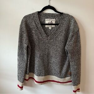 Roots Cabin Collection V Neck Sweater
